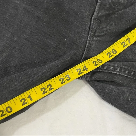 All Saints Black Heidi Crop Flare Raw Hem Jean - Picture 10 of 11